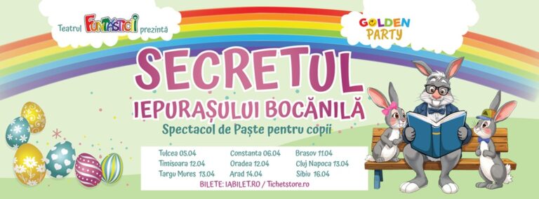 13.04 Spectacol: Secretul Iepurașului Bocănilă