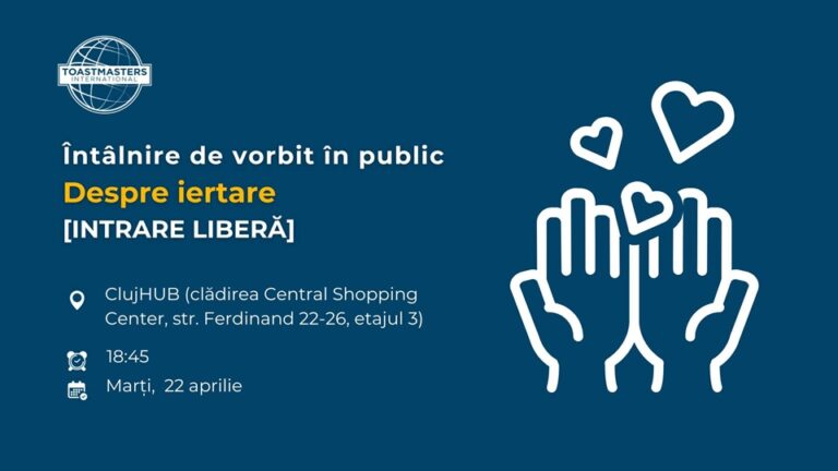 22.04 Întâlnire de vorbit în public