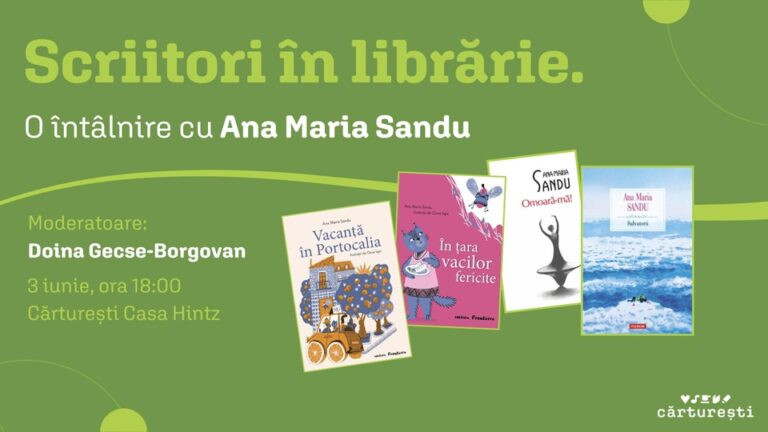 3.06 Scriitori in librarie: Ana Maria Sandu