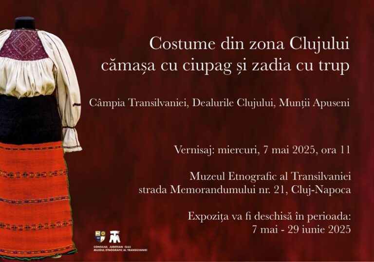 8.05 Expoziție: Costume din zona Clujului