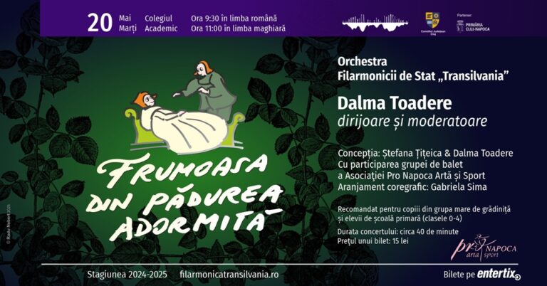 20.05 Concert pentru copii: Frumoasa din padurea adormita