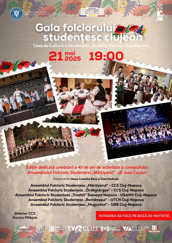21.05 Gala folclorului studențesc clujean