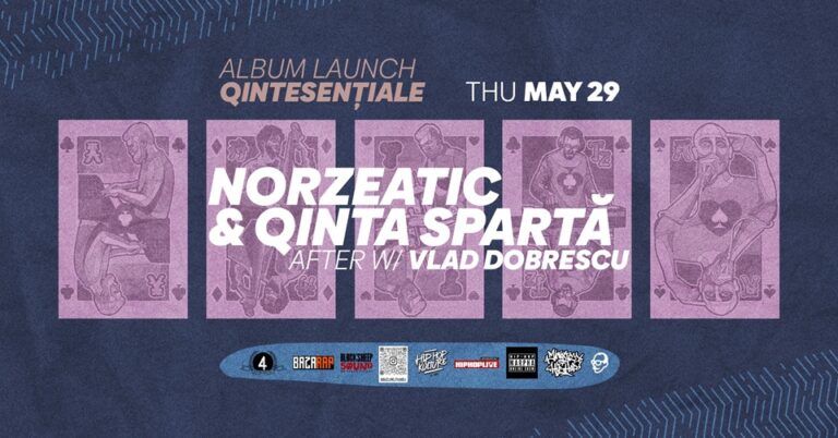 29.05 Concert: Norzeatic și Qinta Spartă