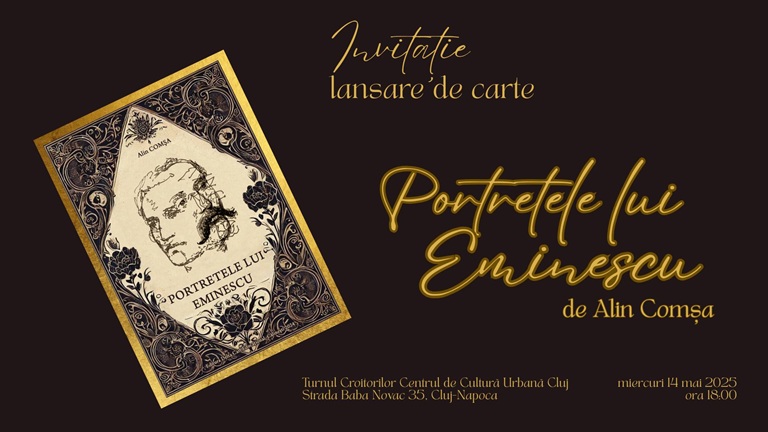 14.05 Lansare de carte: Portretele lui Eminescu