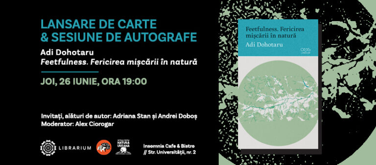 26.06 Lansare de carte: Feefulness. Fericirea mișcării în natură