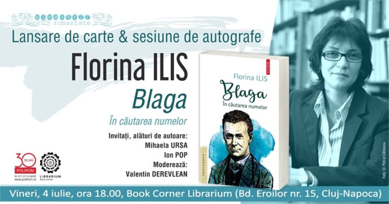 4.07 Lansare de carte: Blaga. În căutarea numelor