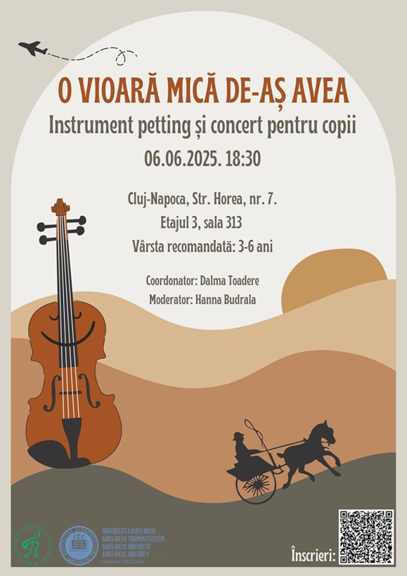 6.06 Concert pentru copii: O vioară mică de-aș avea