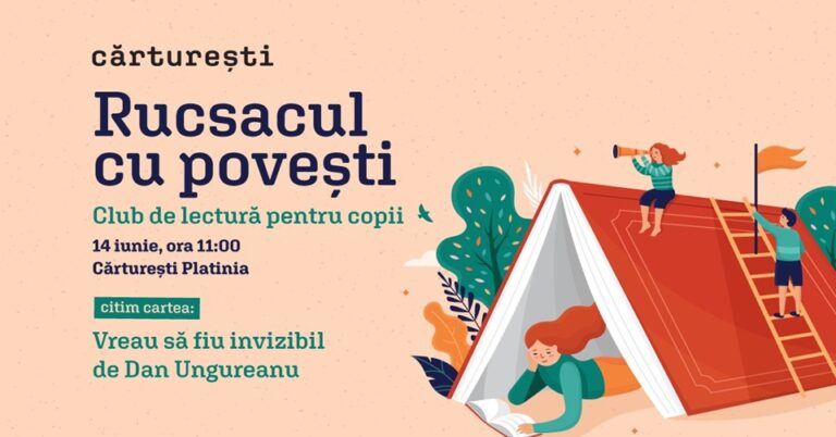 15.06 Club de lectură pentru copii: Rucsacul cu povești