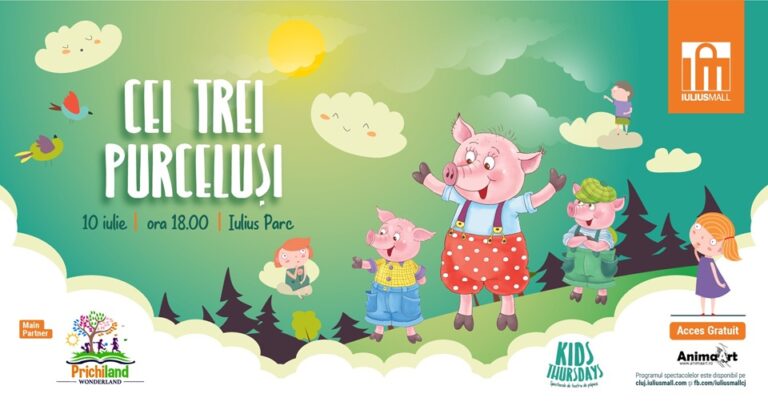 10.07 Kids Thursdays: Cei trei purceluși