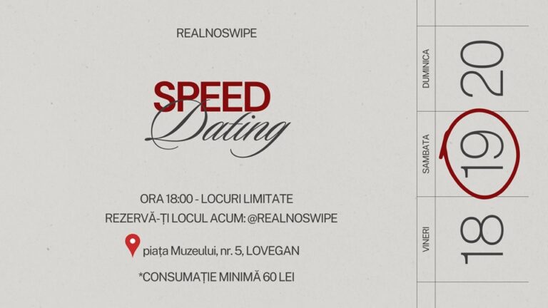 19.07 Speed Dating