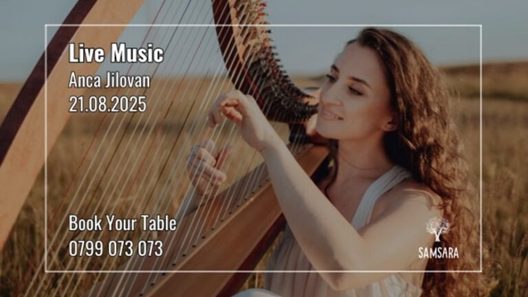 21.08 Muzică live: Anca Jilovan