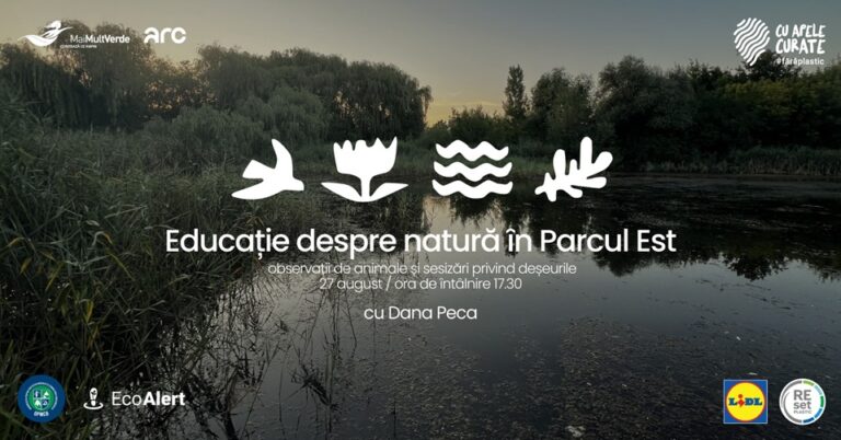 27.08 Tur ghidat în Parcul Est: Cu Apele Curate