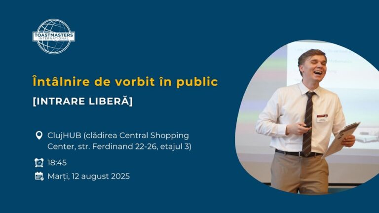 12.08 Întâlnire de vorbit în public