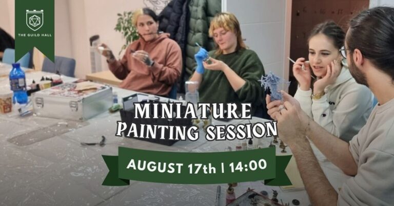 17.08 Miniture painting session