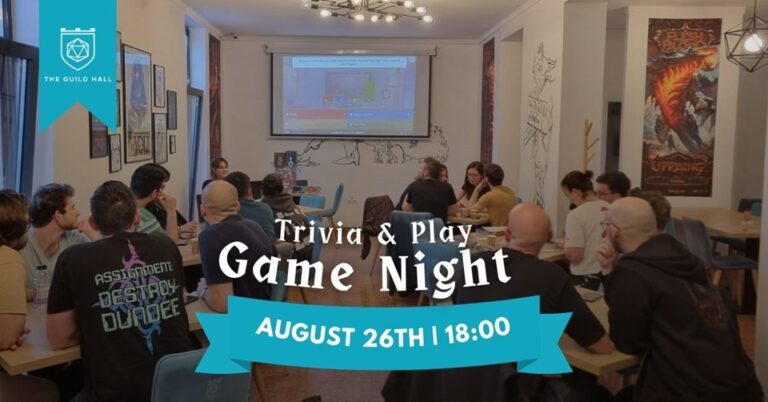 26.08 Trivia & Play Game Night
