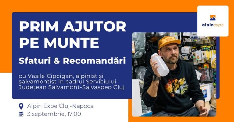 3.09 Prim Ajutor pe Munte – sfaturi și recomandări