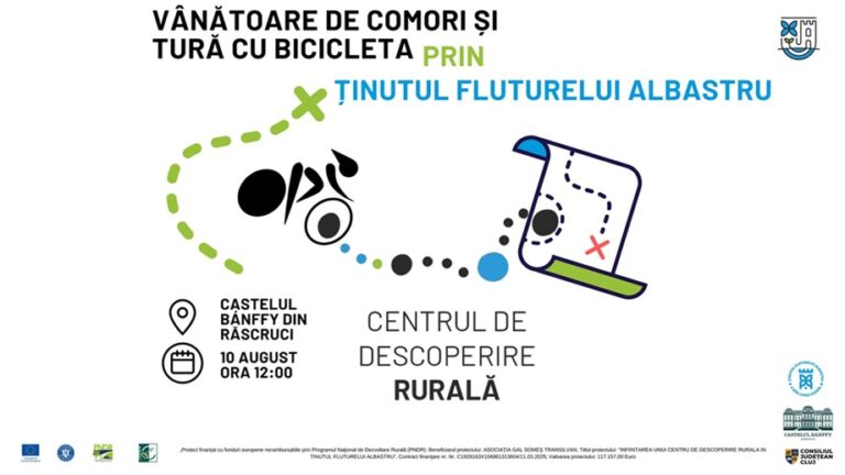 10.08 Vânătoare de comori și tură cu bicicleta prin Ținutul Fluturelui Albastru