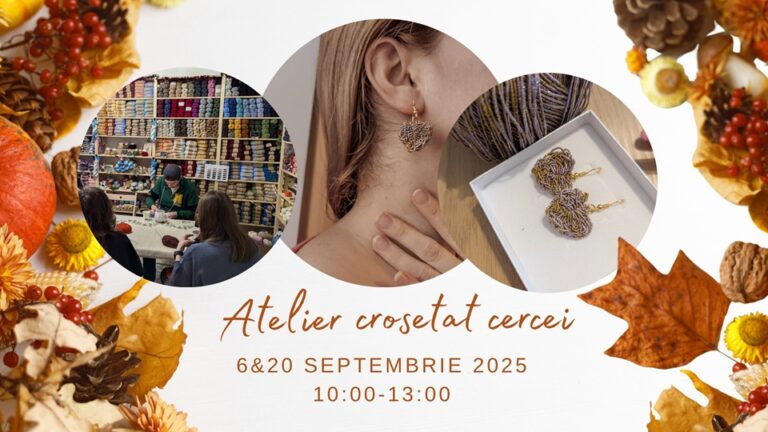 6.09 Atelier de croșetat cercei