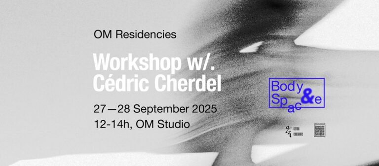27-28.09 Workshop: Cédric Cherdel
