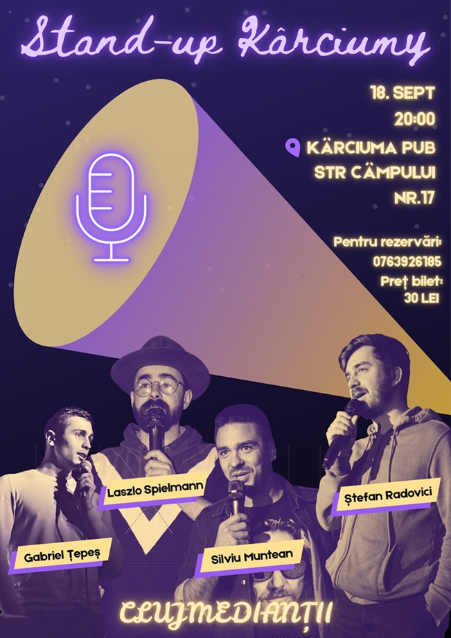 18.09 Stand-up comedy: Clujmediantii