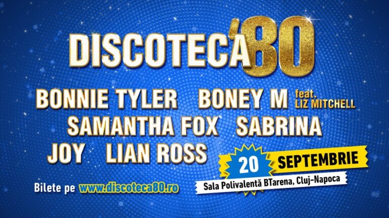 20.09 Concert: Discoteca ’80 Cluj