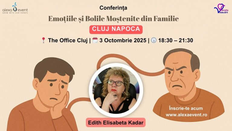 3.10 Conferință: EMOȚIILE ȘI BOLILE MOȘTENITE DIN FAMILIE
