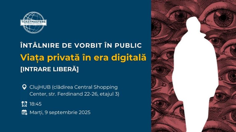 9.09 Întâlnire de vorbit în public