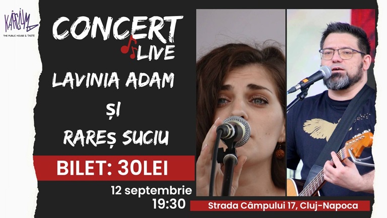 12.09 Concert: Lavinia Adam si Rares Suciu