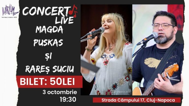 3.10 Concert folk: Magda Pușkaș & Rareș Suciu