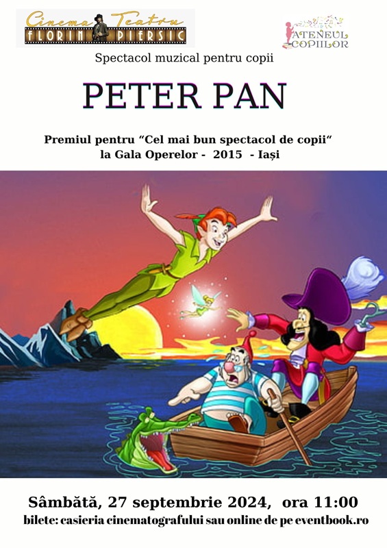 27.09 Spectacol de operă pentru copii: Peter Pan