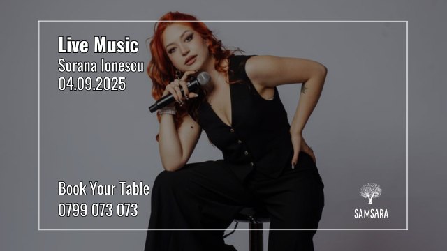 4.09 Live music: Sorana Ionescu