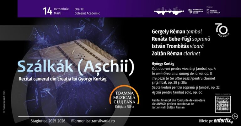 14.10 Toamna Muzicală Clujeană: Concert cameral – Așchii