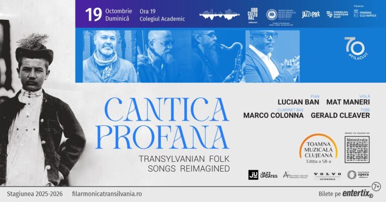 19.10 Toamna Muzicală Clujeană: CANTICA PROFANA