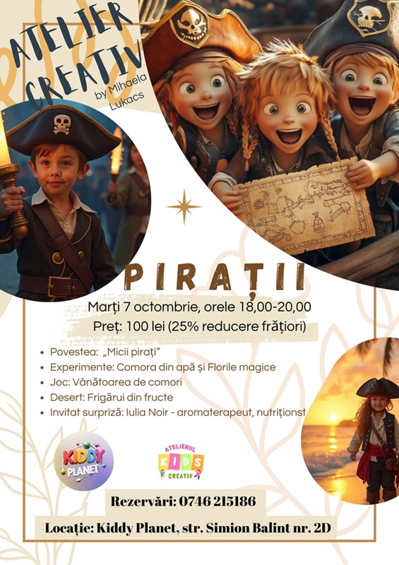 7.10 Atelier Creativ: Pirații
