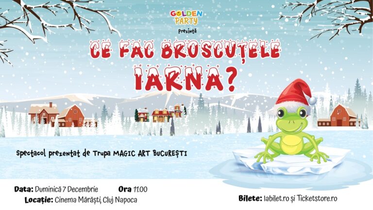 7.12  Spectacol interactiv: Ce fac broscuțele iarna?