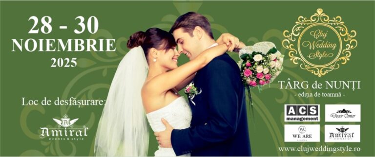 28-30.11 Targ de nunti: Cluj Wedding Style 2025
