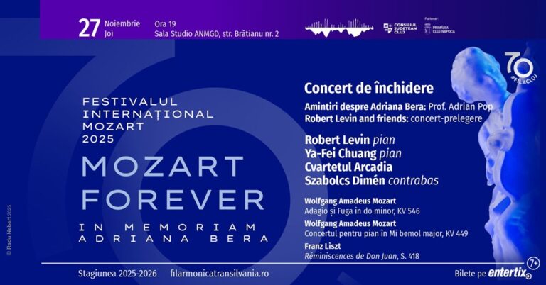 27.11 Concertul de închidere al Festivalului Mozart