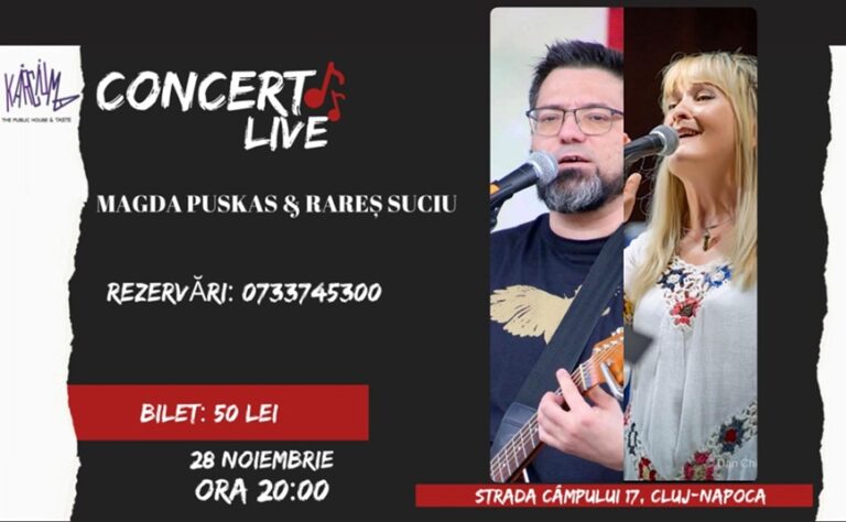 26.11 Concert: Magda Pușkaș & Rareș Suciu
