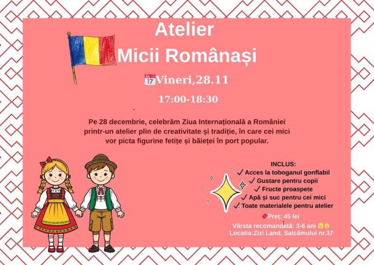 28.11 Atelier: Micii romanasi