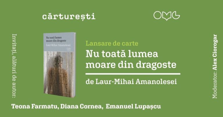 2.12 Lansare de carte: Nu toată lumea moare din dragoste