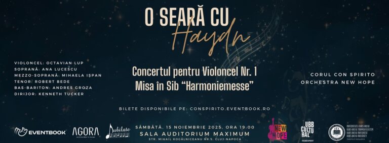 15.11 Concert: O seară cu Haydn