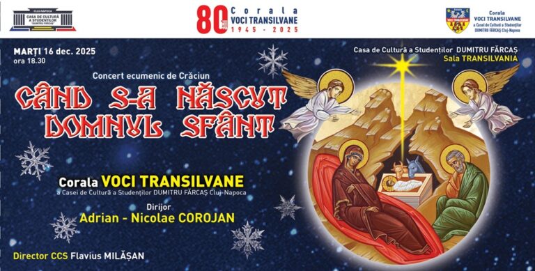 16.12 Concert Ecumenic de Crăciun: Când s-a născut Domnul Sfânt