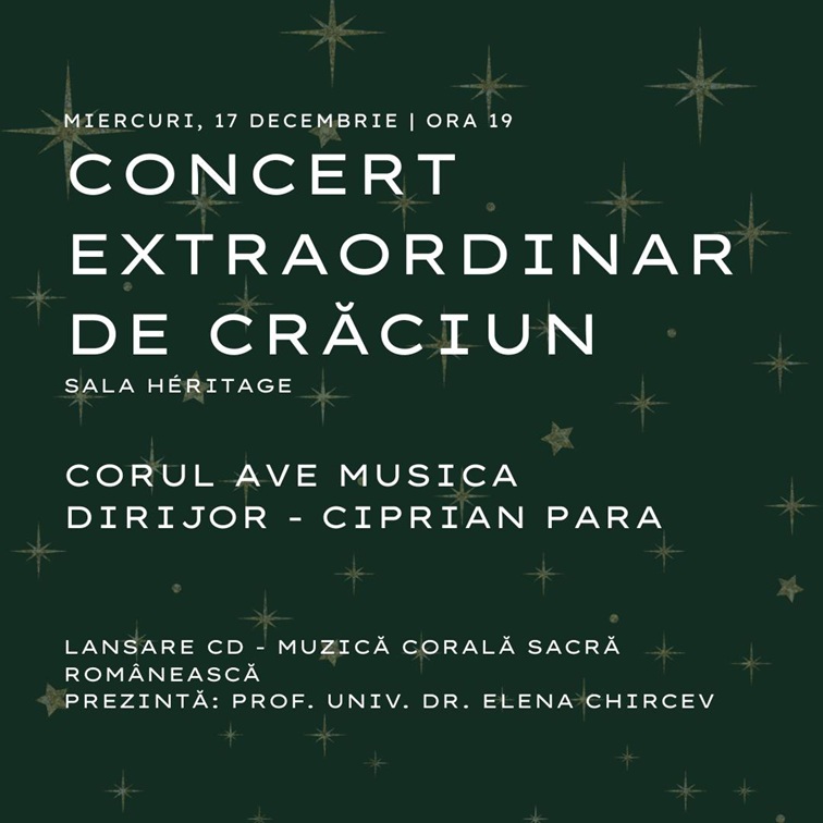 17.12 Concert Extraordinar de Crăciun