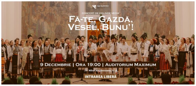 9.12 Concert de colinde: Fă-te, Gazdă, vesel, bunu’