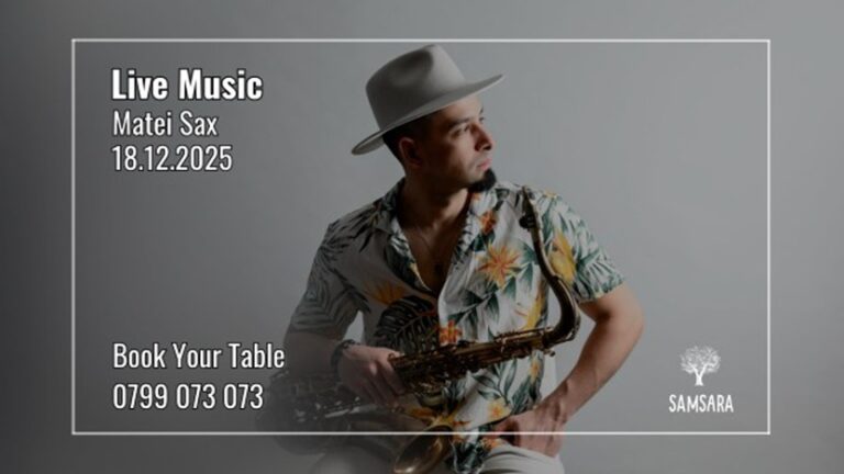 18.12 Live musuc: Matei Sax