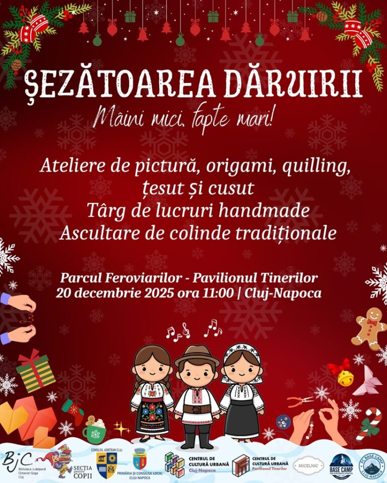 20.12 Eveniment caritabil: Șezătoarea Dărui­rii