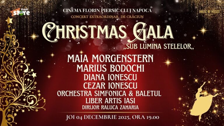 4.12 Concert de Crăciun: CHRISTMAS GALA – Sub lumina stelelor