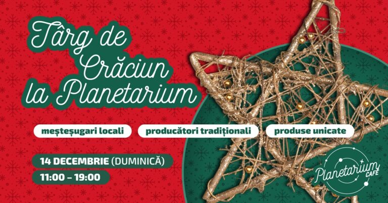 14.12 Târg de Crăciun la Planetarium