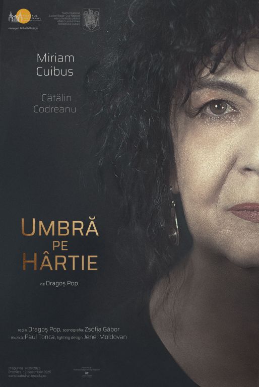 12.12 Premieră Spectacol de teatru: Umbră pe hârtie