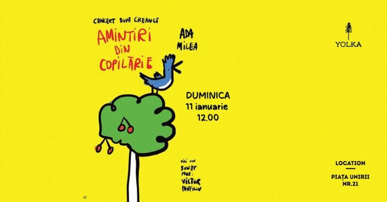 11.01 Concert: Amintiri Din Copilarie după Creangă cu Ada Milea